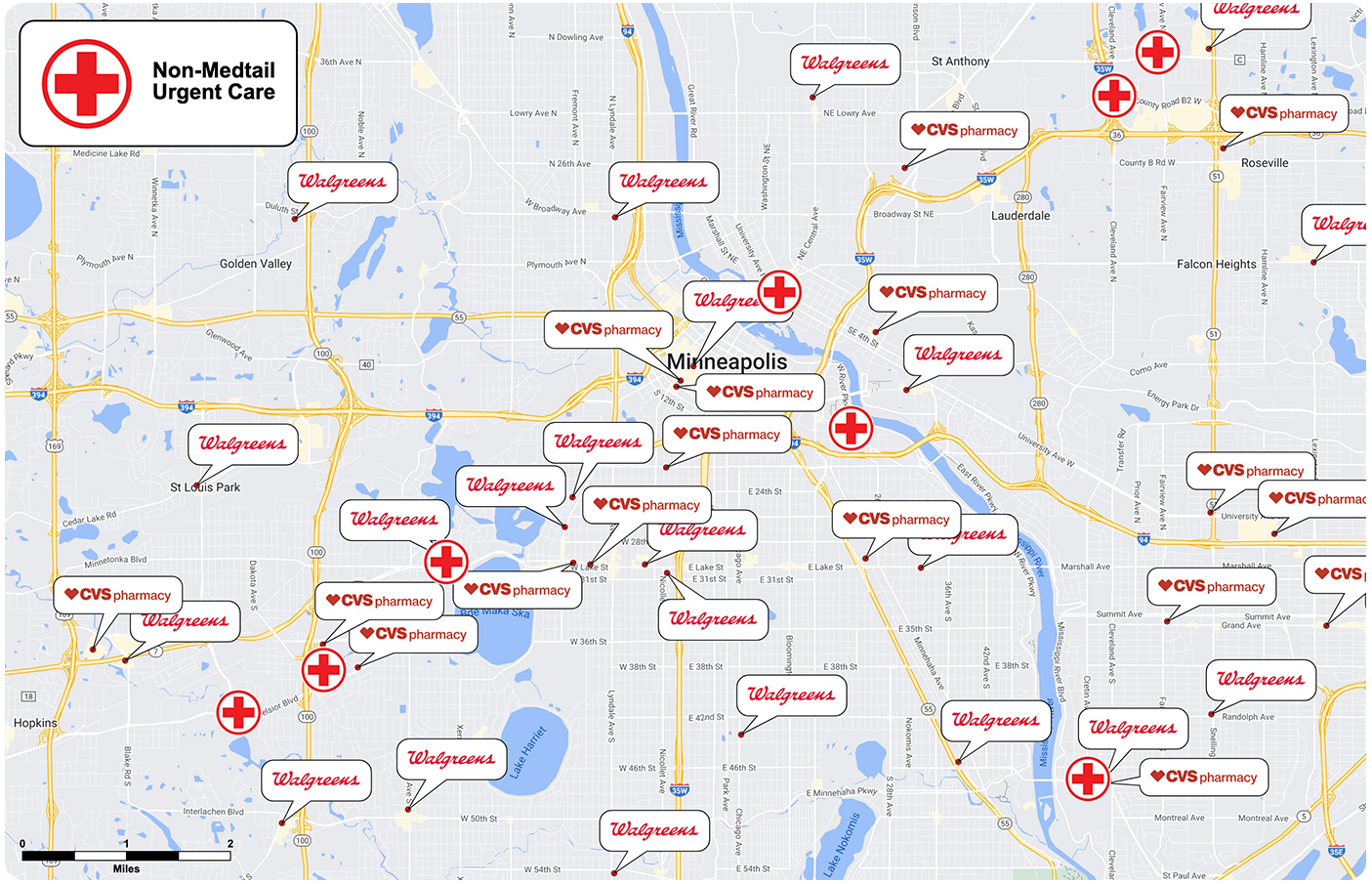 Mall retailers and vacancies