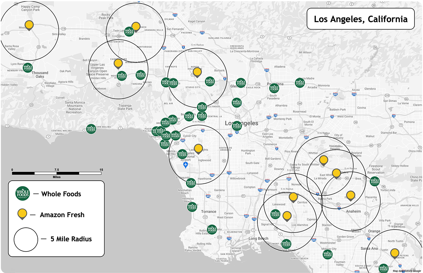 Amazon Fresh locations in California