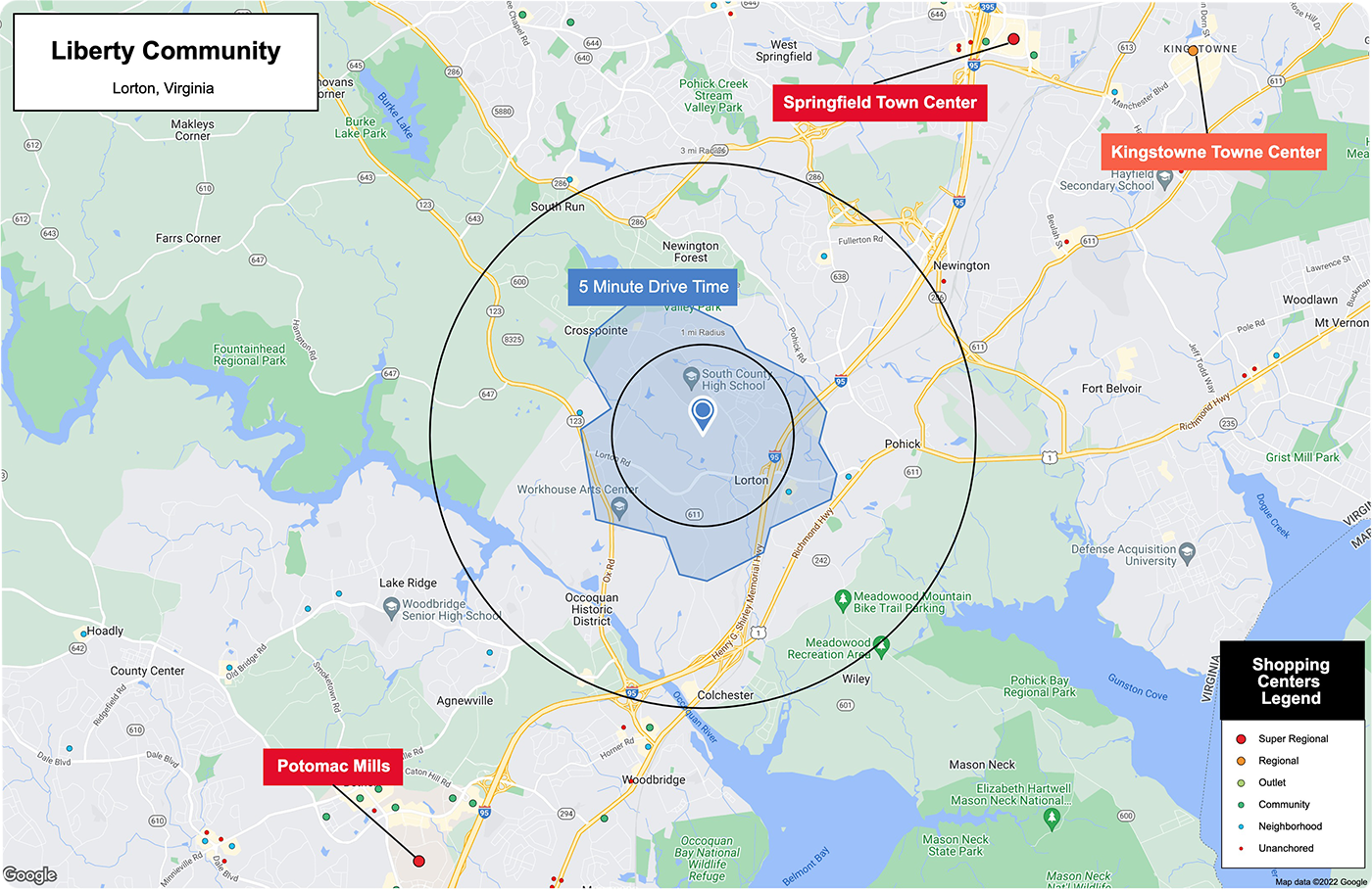 Liberty community map