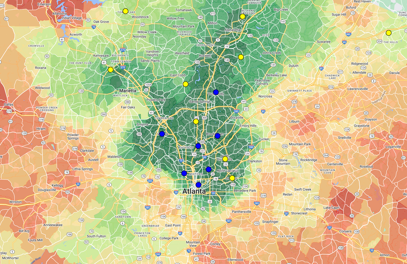 market match map