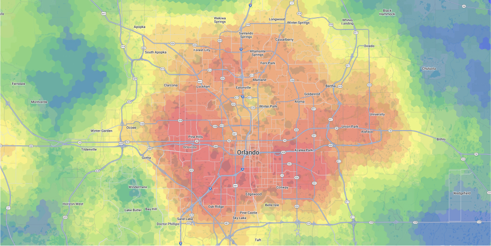 Market Optimization case study map